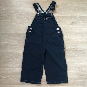 NWOT OshKosh Unisex Toddler Navy Blue Cotton Overalls Size 2T